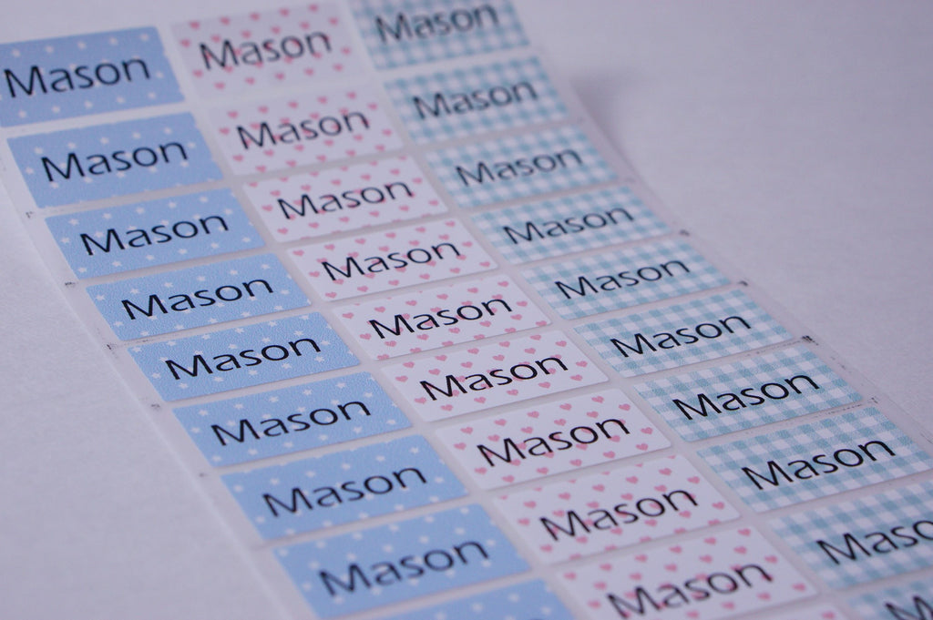 Iron On Name Labels Fabric Labels Pattern at 6.99