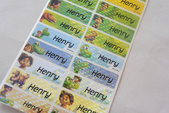 The Good Dinosaur Character Large Name Labels