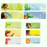 The Good Dinosaur Character Medium Name Stickers
