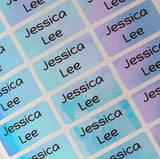 [Custom Name Sticker Name Labels Daycare Labels Camp Labels School Labels ] - Rainbow Labels