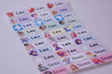 Iron On Clothing Labels Disney Big Hero 6 Medium Name Stickers