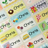 Waterproof Name Labels, Name Sticker, Character Labels,  Cute Name Labels
