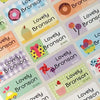 Happy Color Character Medium Name Labels