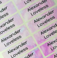 Waterproof Name Labels, Name Sticker, Daycare Labels, Camp Labels, School Labels