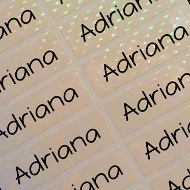 Waterproof Name Labels for School, Daycare, Camp Personalized Name