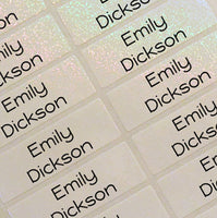 Waterproof Name Labels, Name Sticker, Daycare Labels, Camp Labels, School Labels