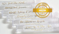 Labels Only Gold Foil Clear Wedding Bubble Labels Wedding Favor Stickers