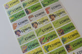 The Good Dinosaur Character Medium Name Stickers