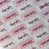 Minnie Pattern Character Small Name Labels
